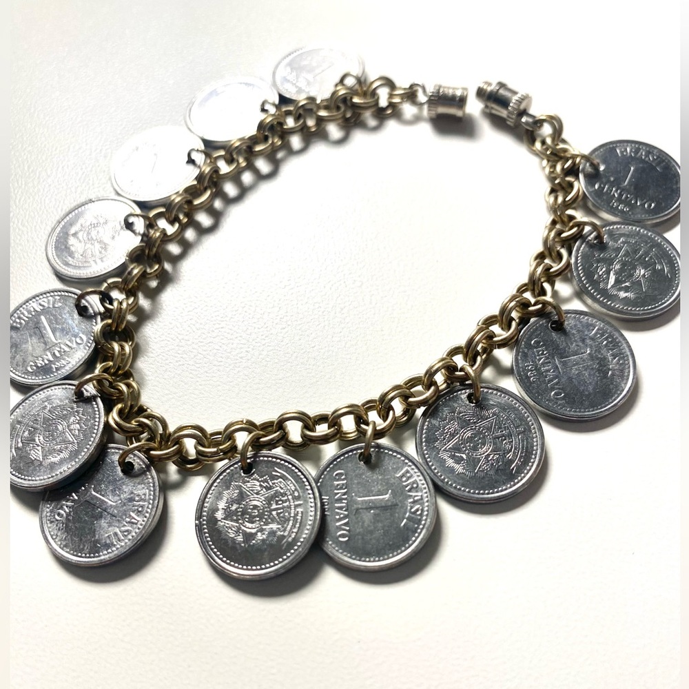 Vintage Coin Bracelet 1986